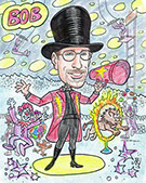 Circus Theme Gift Caricature from a Photo for a Corporate Gift